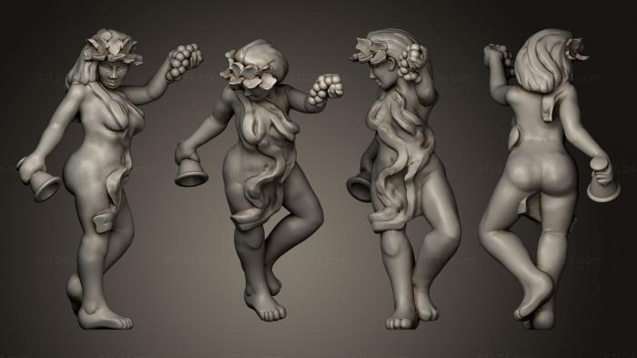 Religious statues (Dionysian Reveler, STKRL_0110) 3D models for cnc